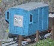 A brake van at the .
