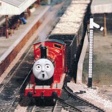 thomas and friends james in a mess