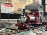 Skarloey's large scale model at the Awdry Extravaganza 4 in 2024