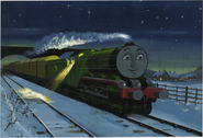 Henry pulling the Flying Kipper