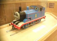 Thomas' gauge 3.5 model on display at Thomas Town