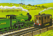 8783 and Toby in the Railway Series