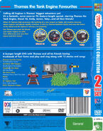 Calling All Engines! and Truckloads of Fun! Australian 2 Disc Set back cover and spine