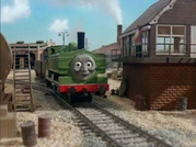 The Tidmouth Sheds signalman in the third series