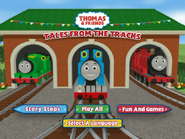 James in a DVD Menu with Thomas and Percy