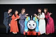 Minami Tanaka, Kanade Koshino, Rumi Ōkubo, Erina Koga and Momoko Yamafuji at stage greeting for The Mystery of Lookout Mountain