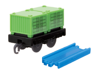 Capsule Plarail Container Car (green)