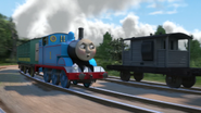 A brake van in the twenty-second series