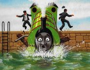 Percy in a Railway Series pop-up book