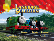 US/Canadian Language Selection menu