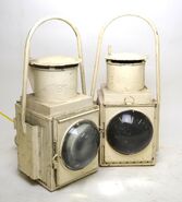 A pair of real lamps