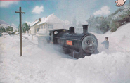 Donald ploughing snow at Lower Suddery before Christmas/Thanksgiving