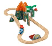 WoodenRailwayVolcanoParkDeluxeSet