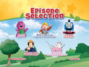 Episode Selection menu