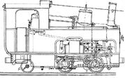 Side Blueprint of first five Snowdon Mountain engines