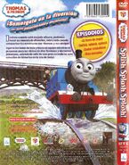 Latin American DVD back cover and spine