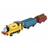 Proteus with truck and log car