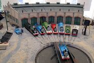 James at the Tidmouth Sheds Exhibit at Drayton Manor