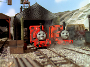 (Note: Skarloey with his unused fourth series furious face)