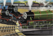 Henry on the turntable
