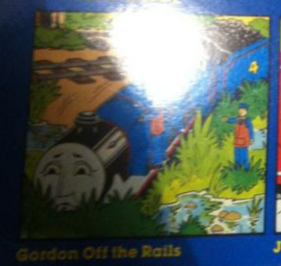 thomas the tank engine off the rails