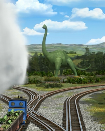 thomas the tank dinosaur track