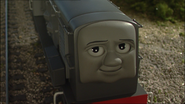 Dennis' smiling face that only appeared in the ninth series episode Thomas' Day Off... (2005)