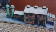 The eighth series model of the fuel depot building