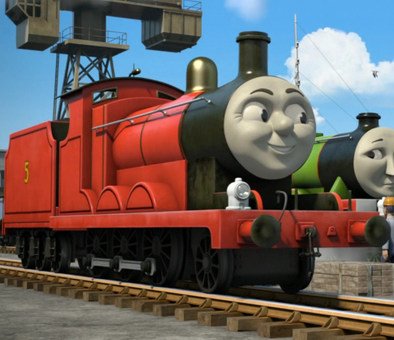 james the red engine thomas tank engine