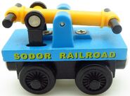 2000 Wooden Railway, reading "Sodor Railroad"