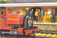 Peter Sam on display at Tywyn Wharf