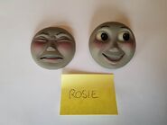 The earliest finished versions of Rosie's clenched and happy faces owned by Sean Hedges-Quinn (Rosie's happy face was later sold to Twitter user Isaacm6991)