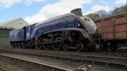 Sir Nigel Gresley, another preserved A4 (Note: the lack of side valances.)