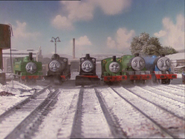 A nervous Percy setting off to talk to the Fat Controller