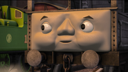 GWR lettering, whistle, left cab window, and whistle guard