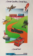 1990 Ertl Trade Catalogue with Thomas, Annie and Sunshine