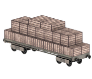 A flatbed's Hero of the Rails DS model