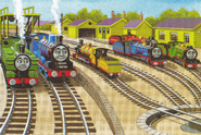 Jock is welcomed to the Arlesdale Railway