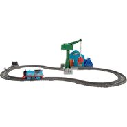 TrackMaster demolition at the docks set