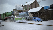 Henry's snowplough in CGI