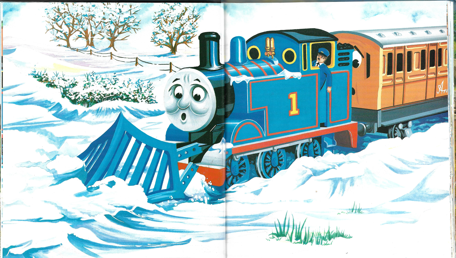 thomas the tank engine snow