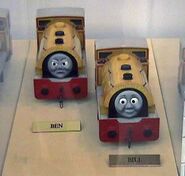 The twin's models on display