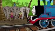 Thomas and the elephants