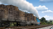 Flatbeds in full CGI in Hero of the Rails