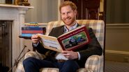 Prince Harry reading the book