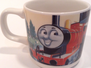 The back of the cup depicting James