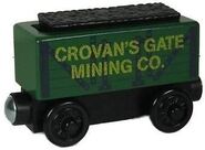 Wooden Railway Crovan's Gate Mining Co. truck