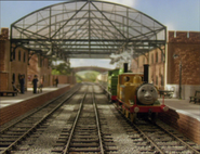 Stepney and Duck arriving at the station