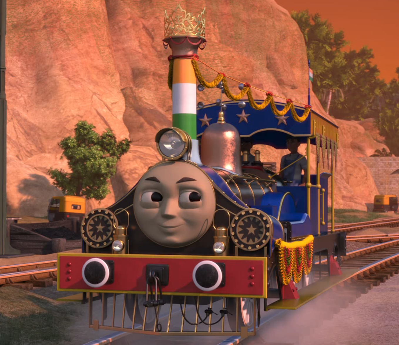 solar powered toy train