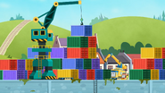 Intermodal containers in The Great Bubbly Build